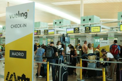 Taulells de Vueling a El Prat