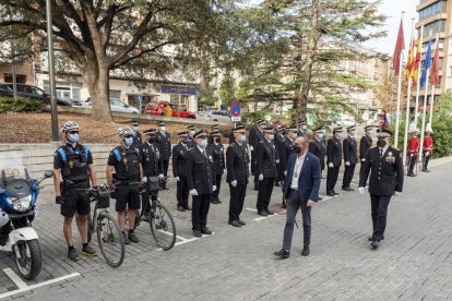 La Guàrdia Urbana celebra 175 anys amb una placa commemorativa