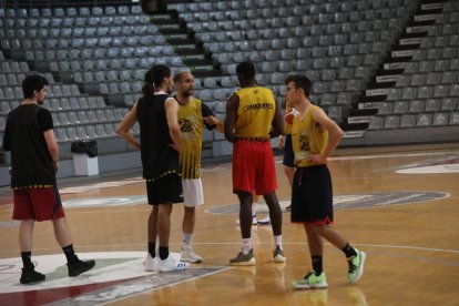 El Pardinyes volvió a las sesiones de entrenamiento el lunes.