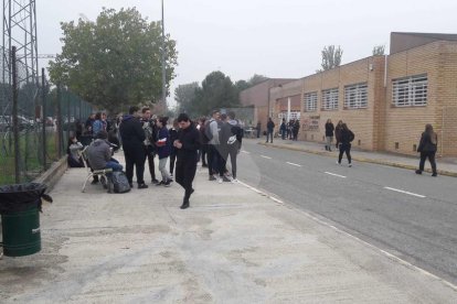 L'Escola d'Hoteleria de Lleida aquest dimarts al matí.