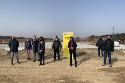 Vilalta, Jordà i Talarn van visitar una planta a Alcarràs.