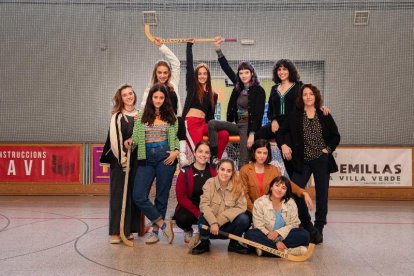 Las actrices protagonistas, en la presentación de la segunda temporada de la serie.