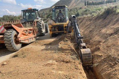 La zona del camí de Saidí en la qual s’està actuant.