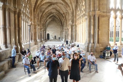 La reunió va tenir lloc a la sala de la Canonja de la Seu Vella.