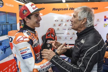 Márquez y Agostini se reencontraron en Phillip Island.