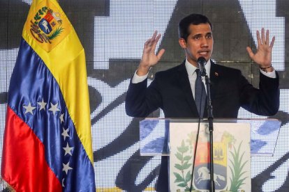 Juan Guaidó va titllar la inhabilitació de “farsa”.