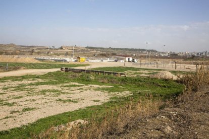 Los terrenos donde se construirá la nueva escuela de Vilagrassa. 