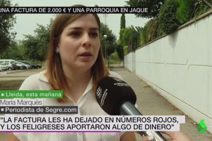 La periodista de SEGRE Maria Marquès.