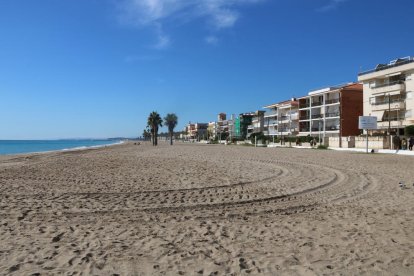 Una playa del Vendrell.