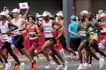 Diploma olímpic per al lleidatà Ayad Lamdassem en marató