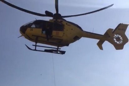 Imatge d'arxiu d'un helicòpter de rescat.