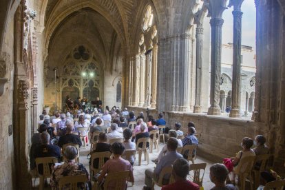 El Quartet Teixidor va tocar al claustre del cenobi cistercenc femení.