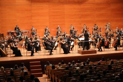 Més de 300 persones van omplir el 50% de l’aforament permès al primer concert de l’any a l’Auditori.