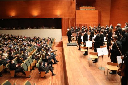 La consellera va assistir al concert a l’Auditori de l’Orquestra del Liceu, dirigida per Marc Minkowski.