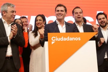 Rivera dio por buenos los resultados obtenidos por Ciudadanos.