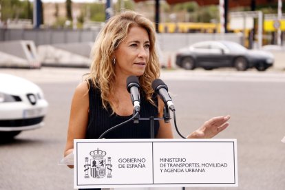 La ministra de Transports, Mobilitat i Agenda Urbana, Raquel Sánchez.