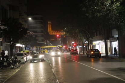 La caiguda va ser en aquest tram de l’avinguda de les Garrigues.