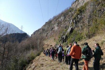 La marcha que organizó el Centre Excursionista por la mañana.