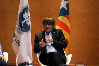 L’expresident Carles Puigdemont carrega contra la UE.