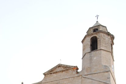 La iglesia de El Palau d’Anglesola. 