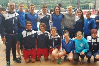 L’equip del CN Lleida, setè a la Copa Absoluta de natació