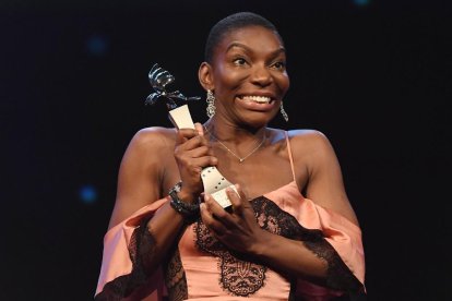 Michaela Coel, mejor actriz, en una foto de archivo en la Berlinale.