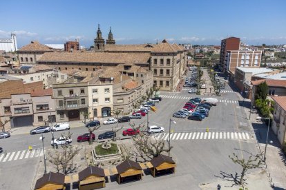 La plaza Pius XII que el ayuntamiento prevé remodelar.