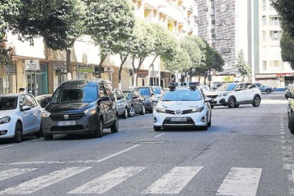 El CiviCar de la Urbana, el primer dia en què va començar a sancionar.