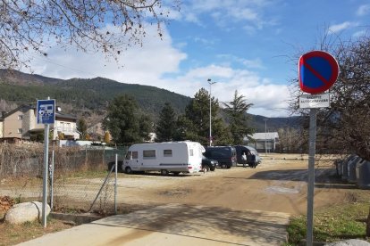 L’àrea d’estacionament actual es va posar en marxa el 2013.