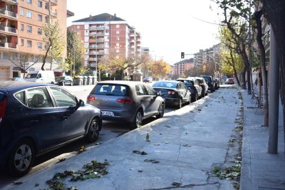 A punt el nou carril bici en un tram de Ronda