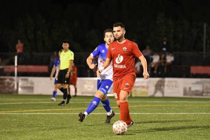 Una acción del partido que jugaron ayer Alpicat y Mollerussa.