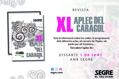 Aquest dissabte, amb SEGRE, revista Aplec del Caragol!