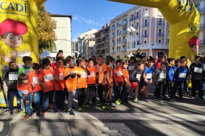 Els participants en la competició infantil.