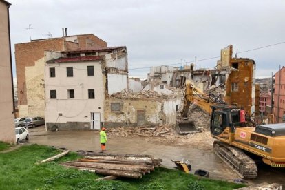 Demolició de diversos edificis al Barri Antic per possibilitar nous pisos