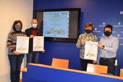 Presentación ayer  del Mercat de Nadal de Almenar.