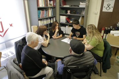 Aspid i el Consell de l’Estudiantat es van reunir ahir a la UdL.