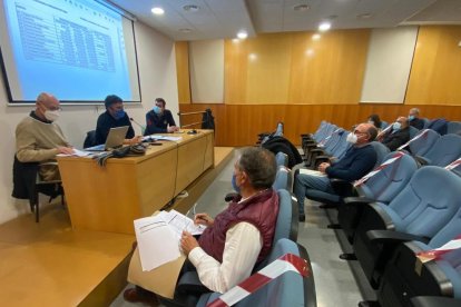 La presentació ahir del pressupost comarcal.