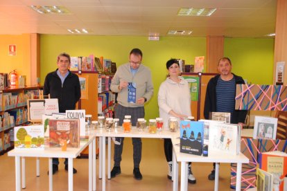 La presentació dels actes a la biblioteca.