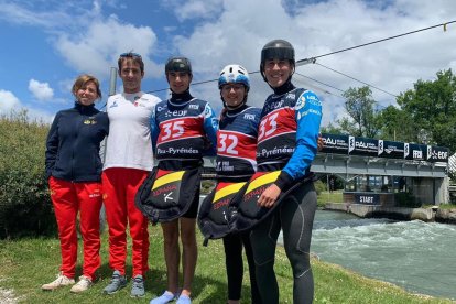 Miquel Travé, Laia Sorribes y Núria Villarubla entran hoy en acción en el canal de Pau.