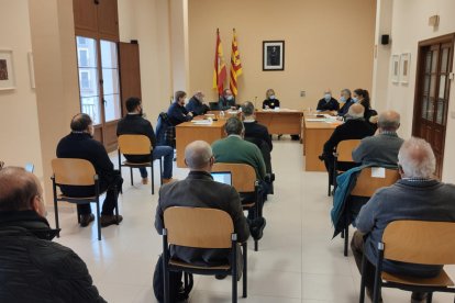 La reunió es va fer ahir a l’ajuntament de Tamarit.