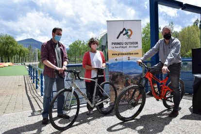 Guàrdia, Lladós i Fàbrega van presentar ahir Pirineu Outdoor.