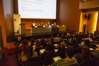 Jornada sobre l’abús sexual infantil, ahir al CaixaForum.