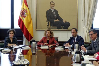 La reunió de la Mesa del Congrés.