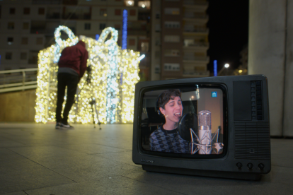 Enregistrament del videoclip del tema ‘La teva ciutat’.