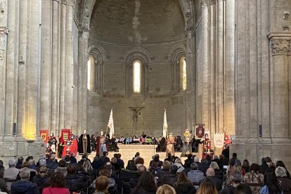 Un acte de Moros i Cristians a la Seu Vella a meitat d’any.