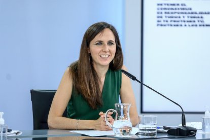 La ministra de Drets Socials i Agenda 2030, Ione Belarra.