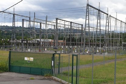 Imagen de una planta de electricidad en Asturias.