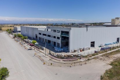 Imagen de las obras de Iberspa en el polígono de Cervera. 