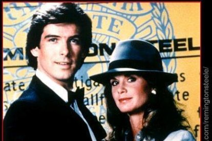 Els dos protagonistes de Remington Steele