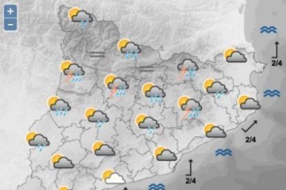 Alerta per tempestes al Pirineu